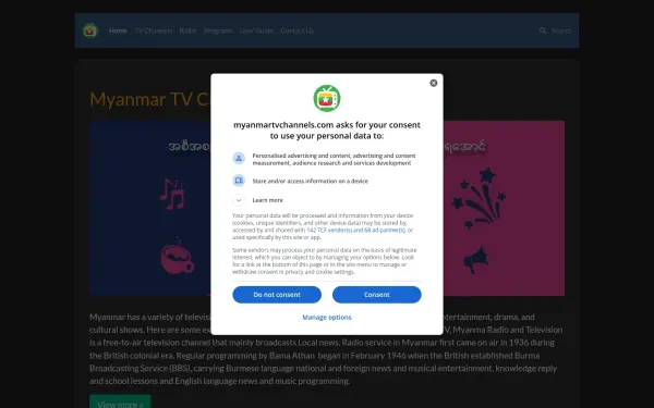 www.myanmartvchannels.com