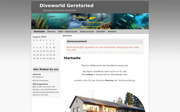 www.diveworld-geretsried.de