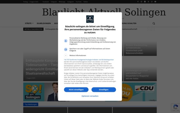 www.blaulicht-solingen.de