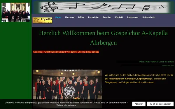 www.gospelchor-ahrbergen.de