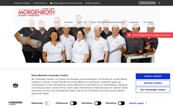 www.morgenroth-sonnenschutz.de