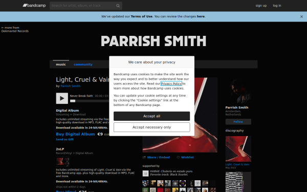 parrishsmithdekmantel.bandcamp.com