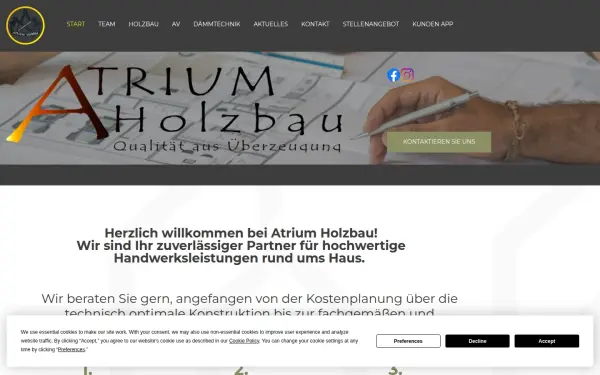 atrium-holzbau.com