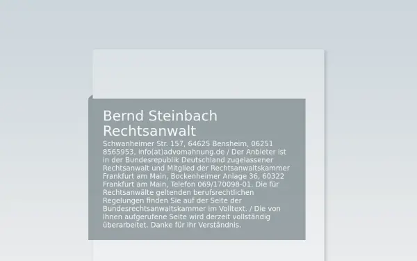 advomahnung.de