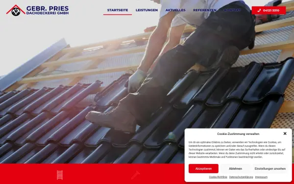 www.dachdeckerei-pries.de