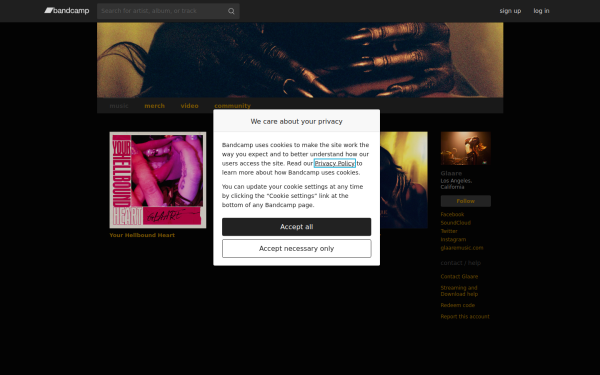 glaare.bandcamp.com