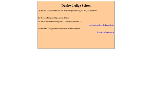 denkwuerdig.de