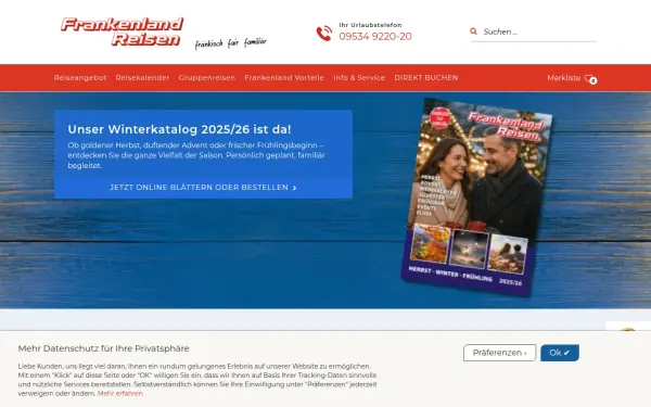 www.frankenland-reisen.de