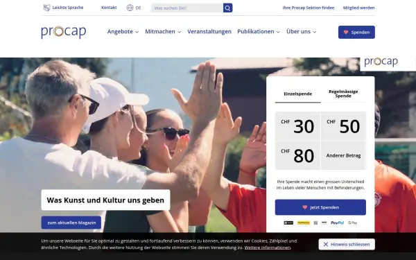 www.procap.ch
