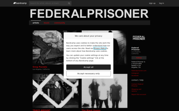 federalprisoner.bandcamp.com
