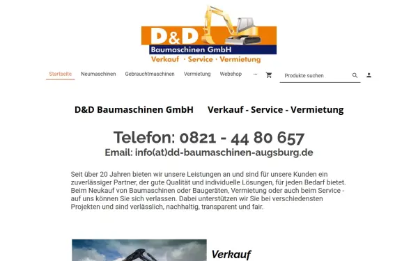 www.dd-baumaschinen-augsburg.de