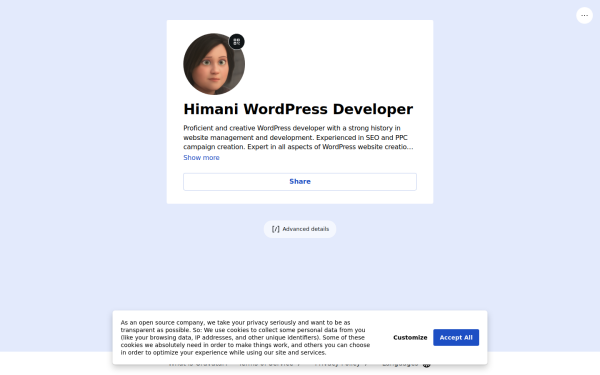 himanideveloper.bio