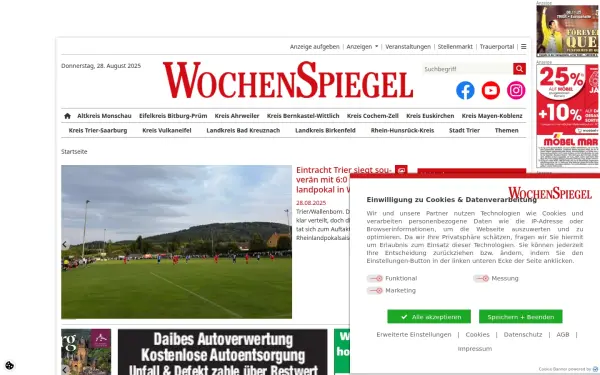 www.wochenspiegellive.de