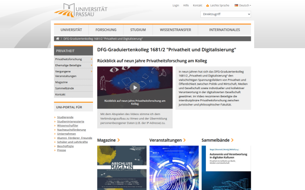 www.privatheit.uni-passau.de
