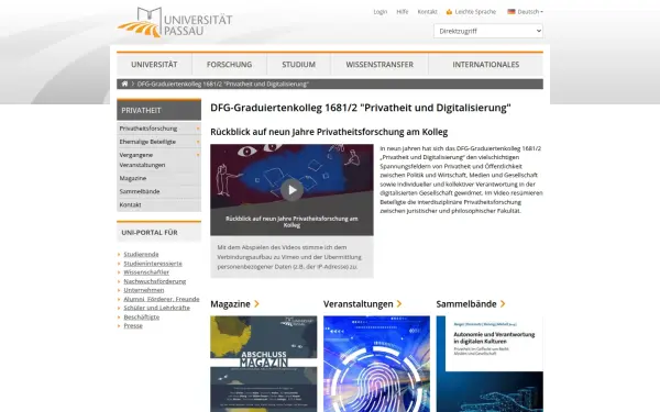 www.privatheit.uni-passau.de