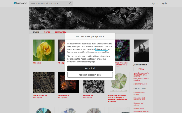 jamesplotkin.bandcamp.com