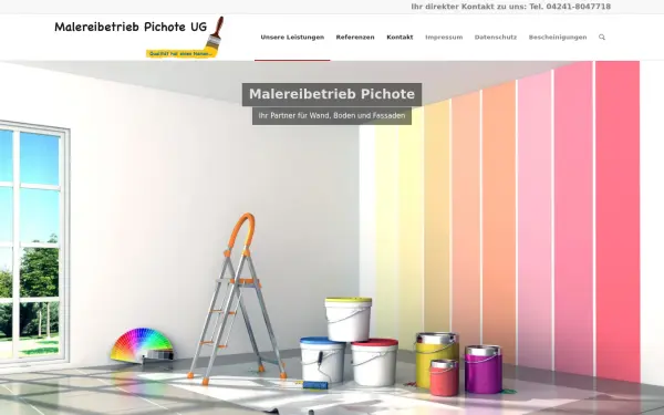 www.malereibetrieb-pichote.de