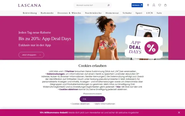 www.lascana.de