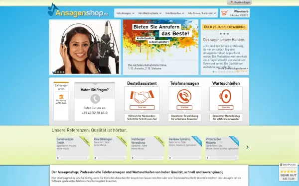 www.ansagenshop.de