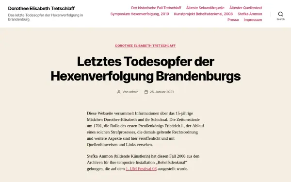 www.dorothee-elisabeth-tretschlaff.de