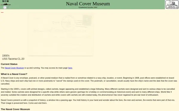 www.navalcovermuseum.org
