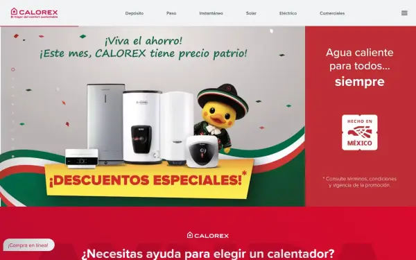 www.calorex.com.mx