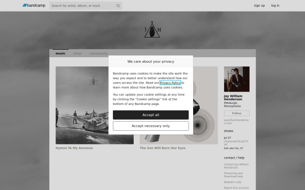 jaywilliamhenderson.bandcamp.com