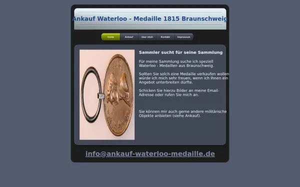 ankauf-waterloo-medaille.de