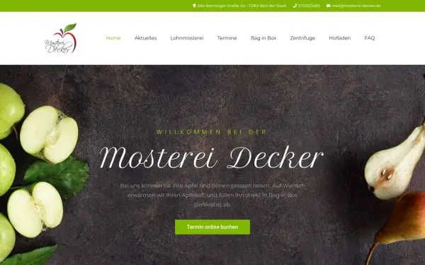 mosterei-decker.de