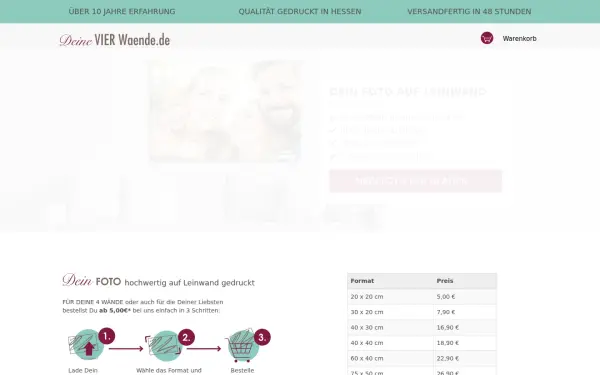 www.deinevierwaende.de
