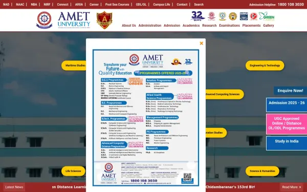 ametuniv.ac.in