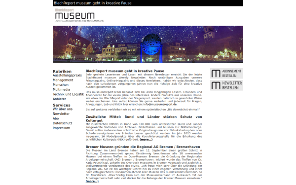 www.museumsreport.de
