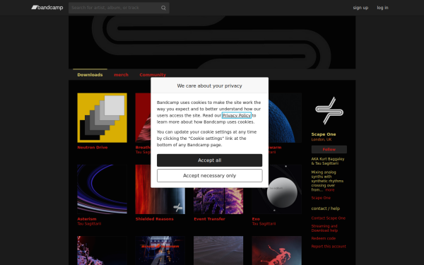 scapeone.bandcamp.com