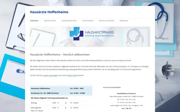 hausaerzte-hoffenheim.de