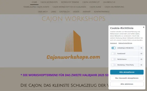 www.cajonworkshops.com