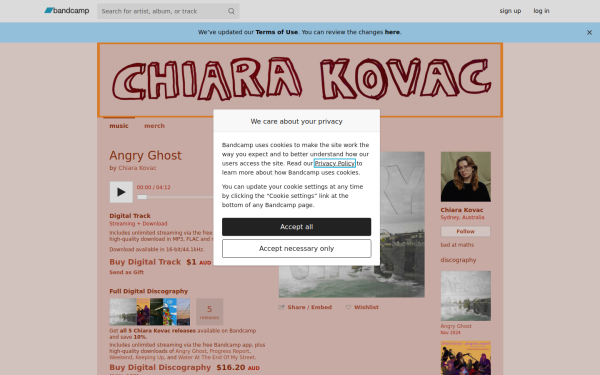 chiarakovac.bandcamp.com