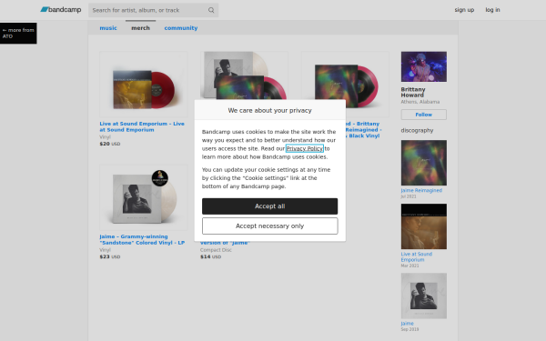 brittanyhoward.bandcamp.com