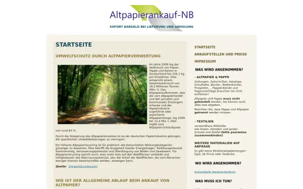 altpapierankauf-nb.de