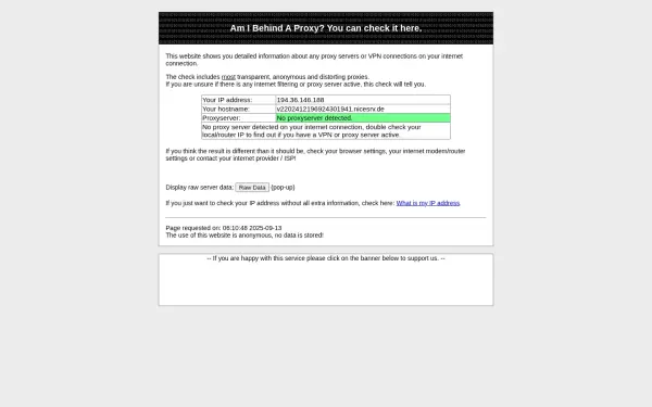 amibehindaproxy.com