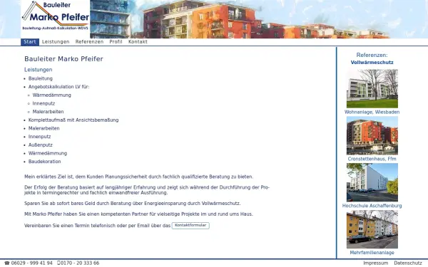 www.bauleiter-marko-pfeifer.de