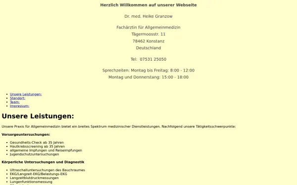 drgranzow.de