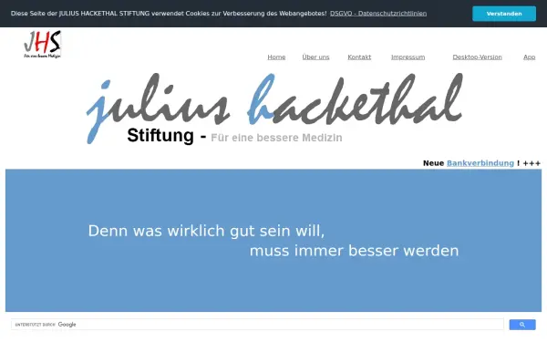 www.julius-hackethal-stiftung.org