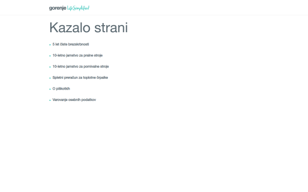 cc.gorenje.com