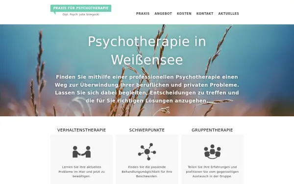 psychotherapie-sniegocki.de