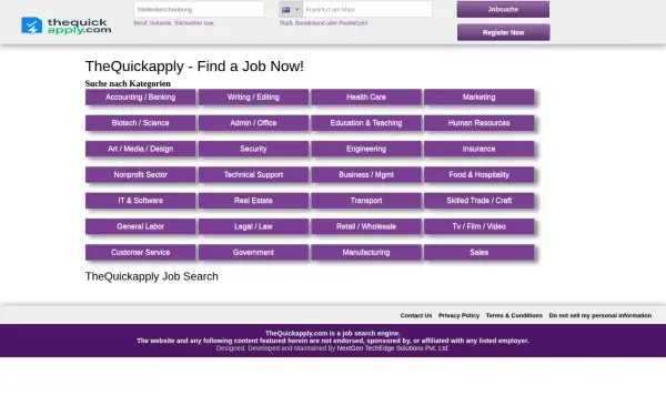 www.thequickapply.com