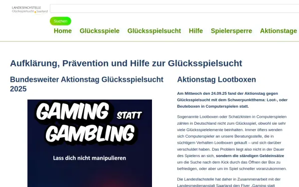 gluecksspielsucht-saar.de