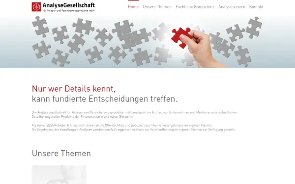 www.analysegesellschaft.de