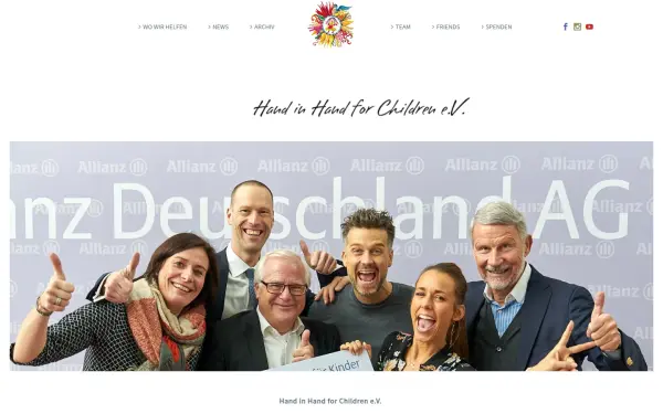 www.handinhandforchildren.de