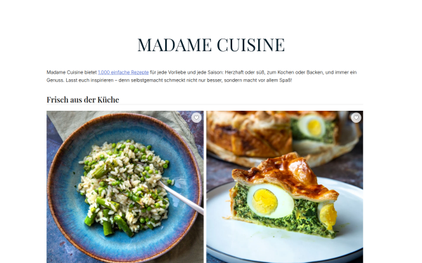 www.madamecuisine.de