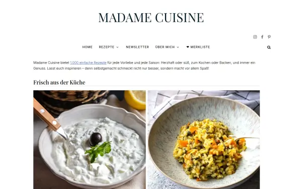 www.madamecuisine.de
